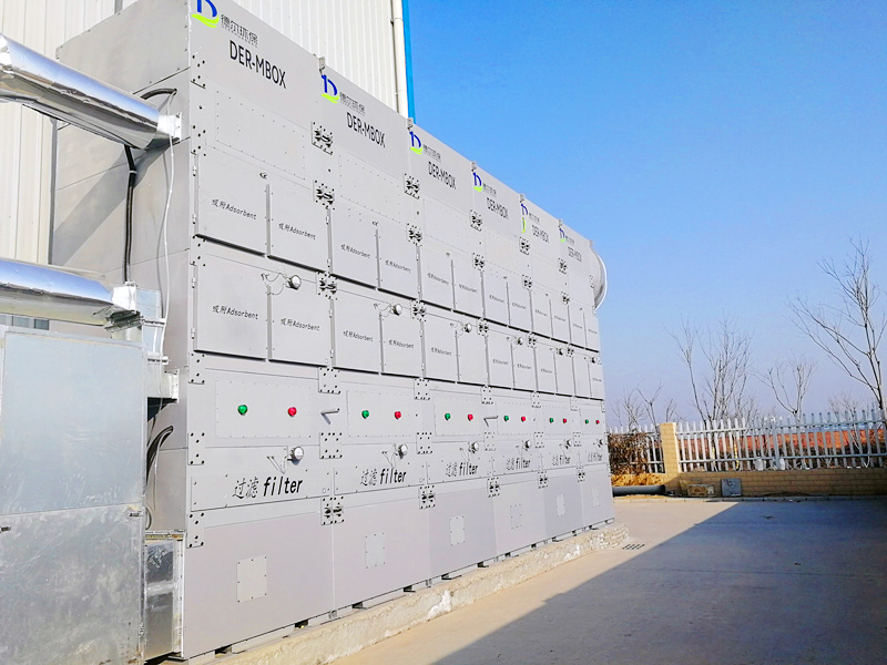 陕西某公司喷漆废气治理项目顺利完工