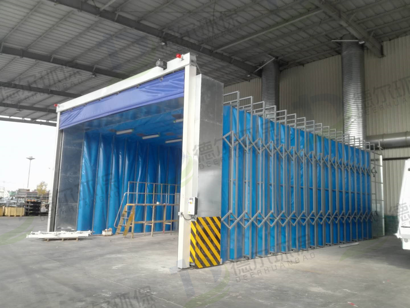 伸缩式打磨除尘设备